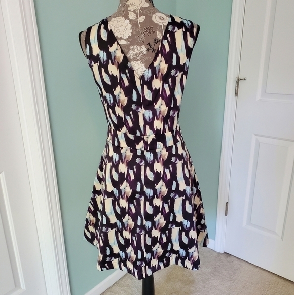 NWOT cute watercolors print romper dress  S/XL - Picture 7 of 8